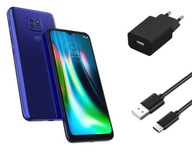 Smartfón Motorola Moto G9 Play 4 GB / 64 GB 4G (LTE) modrý + KÁBEL PD NABÍJAČKA PRE TELEFÓN USB TYP C / USB C