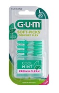 GUM Soft-Picks Cool Mint L Czyściki międzyzębowe