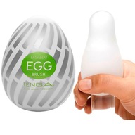 Masturbátor vajíčko Egg Brush s výstupkami - jednorazový, TPE - Tenga