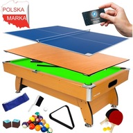 Stół bilardowy z nakładką ping pong/jadalna 7FT