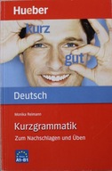 Kurzgrammatik Deutsch Monika Reimann