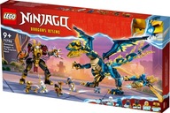 LEGO NINJAGO 71796 Smok żywiołu kontra mech cesarz