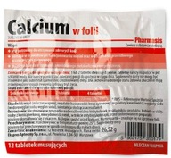 CALCIUM w folii wapń kości Pharmasis 12 tab. mus.