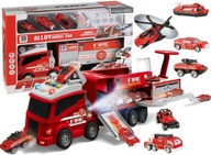 TEHERAUTÓ TŰZOLTÓAUTÓ TŰZOLTÓÁLLOMÁS + 4 JÁRMŰ