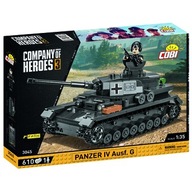 COBI Company of Heroes 3 Panzer IV Ausf. G 610 dielikov