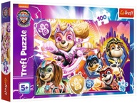 Bajkowe PUZZLE dla DZIECI Psi Patrol 100 ELEMENTÓW Trefl WYSOKA JAKOŚĆ