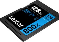Karta SD 128 GB Lexar Pro 800X SDHC/SDXC UHS-I U1/