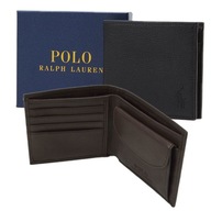 POLO RALPH LAUREN portfel meski skorzany czarny maly elegancki wygodny