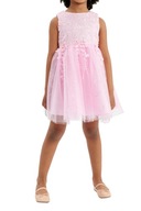 Dievčenské šaty Evelina ružová, 104