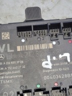 module control unit door left front OE A2128203385 MERCEDES W212 10r. EU