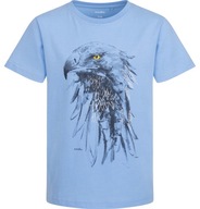 T-shirt chłopięcy Koszulka dziecięca 140 Bawełna Niebieska Orzeł Endo