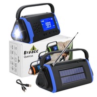 Radio na działkę POWERBANK Latarka LED Solar USB IPX3 Wodoodporne Budowlane