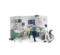 Zabawka BRUDER szpital z figurkami lekarza+pacjent