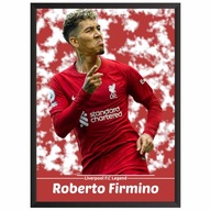 Roberto Firmino Liverpool Plakat Obraz z piłkarzem w ramce Prezent