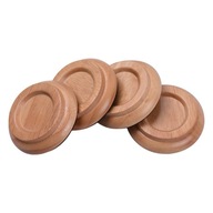 Solid Wood Upright Piano Caster Cups Coaster