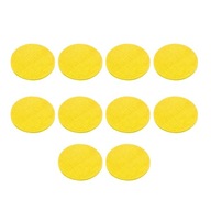 10 ks Značkovače bodových bodov na koberce Kruhy na sedenie v triede Športový koberec žltý