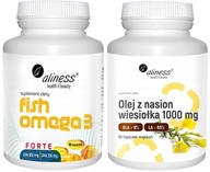 Aliness Omega 3 Forte EPA DHA + Pupalkový olej Chudnutie Cirkulácia