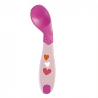 Chicco Baby&#039;s First Spoon pierwsza łyżeczka 8m+ Różowa