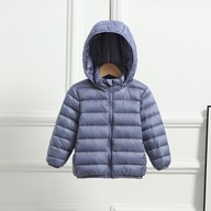 Odnímateľná detská páperová bunda s kapucňou 2R7