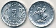 Turcja 5 Lira - 1983r ... Monety