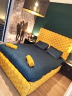 Łóżko Chesterfield Piękne Stelaż 120x200 Figo