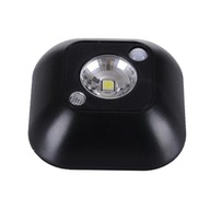 Lampka z czujnikiem ruchu Zasilana baterią Lampka nocna LED w kolorze czarnym
