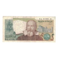 Banknot, Włochy, 2000 Lire, 1973, 1973-10-08, KM:1