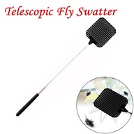 1Pcs Plastic Telescopic Extendable Fly Swatter Stainless Steel Telescopic