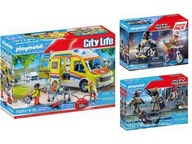 KLOCKI Playmobil City Life 71202 Karetka pogotowia ze światłem i dźwięk