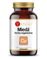 Miedź - forma organiczna - Yango - 90 kapsułek