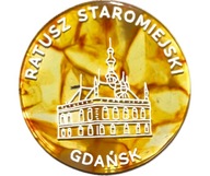 Bursztynowa moneta Ratusz Staromiejski