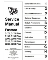 Servisná príručka JCB FASTRAC 3170, 3220