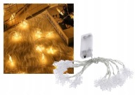 LED lampy na baterie SNĚHOVÉ VLOČKY 20LED