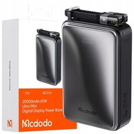 MCDODO POWERBANK 20000MAH Z WYŚWIETLACZEM 3X USB USB-C 67W + KABEL USB-C PD