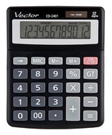 Kancelárska kalkulačka Vector 10,3x13cm Cd-2401
