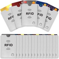 10x ETUI OCHRONNE DO KART ZBLIŻENIOWYCH RFID BLOCK