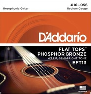 D'Addario EFT13 16-56 FLAT TOPS Struny do gitary akustycznej