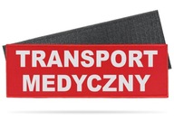 EMBLEMAT LEKÁRSKA DOPRAVA ČERVENÁ + SUCHÁ ZIPS 30cm