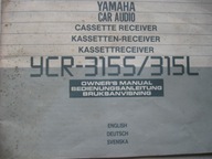 Magnetofon samochodowy kasetowy YAMAHA Instrukcja