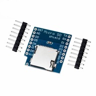 Czytnik kart micro SD D1 mini PCB Shield WEMOS