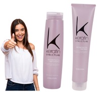 Šampón a hydratačná maska na vlasy VYHLADZUJÚCA keratínová Keratin Structure