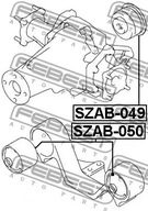 FEBEST TULEJA MOSTU SZAB-049