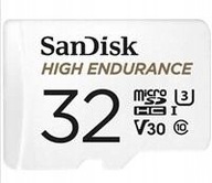 SanDisk High Endurance microSDHC 32GB V30 + adaptér
