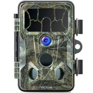 Victure Wildlife Camera Photo Trap 12MP 1080P Full HD Poľovnícka kamera 120 ° Široký pozorovací uhol Infračervená 20 m Night Vision Vodotesná IP66 monitorovacia kamera s 2,4 palcovým LCD displejom