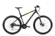 Rower MTB Romet RAMBLER R7.2 21" XL czarno-szaro-żółty koło 27,5"