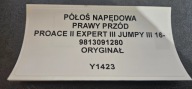 semi-axis NAPEDOWA right front PROACE II EXPERT III JUMPY III 16- 9813091280