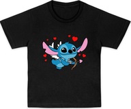 T-SHIRT KOSZULKA DZIECIĘCA BAWEŁNIANA LILO STICH R-110 122 A557