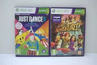 XBOX360 KINECT ADVENTURES, JUST DANCE 2015