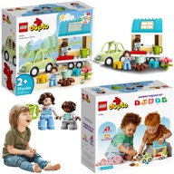 KLOCKI LEGO DUPLO DOM RODZINNY NA KÓŁKACH SAMOCHÓD PREZENT DLA 2,3,4 LATKA