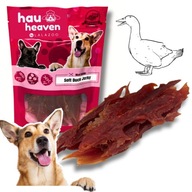 Pochúťka pre psa Mäkké kačacie filé Soft Duck Jerky 100g HAUHEAVEN